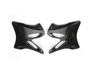 UFO Plastics Motorbike Upper Radiator Shrouds Yamaha YZF 450 2010-2013 Black