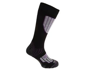 Womens/Ladies Performance Ski Socks (Lilac) - W513