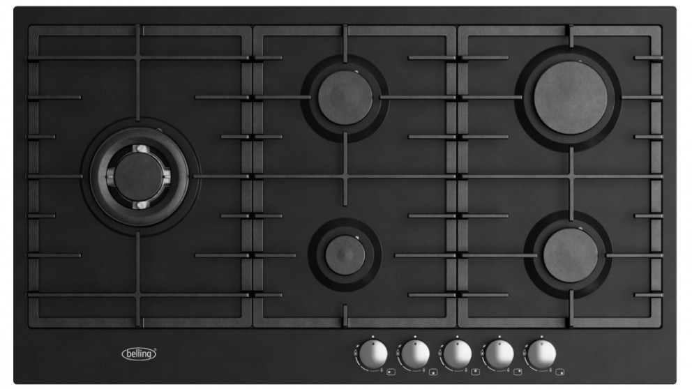 Black enamel deals gas hob