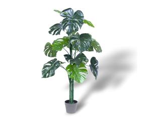 120cm Faux Monstera Artificial Plant Tree Flower Green Houseplant Home/Office Decor Wedding Supplies