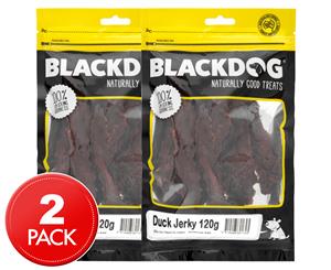 2 x Blackdog Duck Jerky Treats 120g