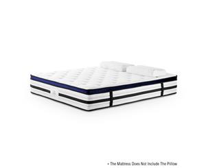 5-Zone Latex Pocket Euro Top Deluxe Support Foam Spring Mattress - Double