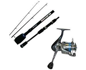 6ƌ Okuma Sakana/Competition 6-14lb Fishing Rod and Reel Combo - 2Pce Spin Combo