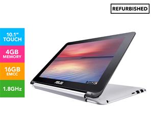 ASUS 10.1-Inch Chromebook Flip C100PA Touch Laptop REFURB - Silver