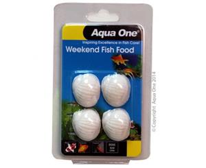 Aqua One Block Weekend Fish Food 20g