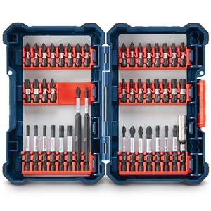 BOSCH Impact Screwdriver Bit Set w. Tough Case - IMPACT TOUGH - 44 Piece