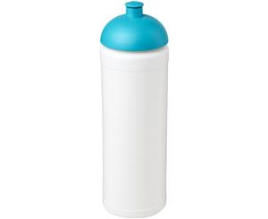 Baseline Plus 750Ml Dome Lid Sport Bottle With Grip (White/Aqua) - PF2818