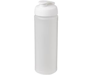 Baseline Plus 750Ml Flip Lid Sport Bottle With Grip (Transparent/White) - PF2823