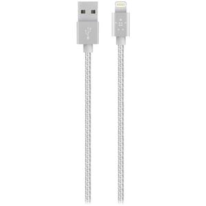 Belkin MIXITUP Metallic Lightning to USB Cable (Silver)