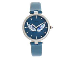 Bertha Micah Leather-Band Watch - Teal