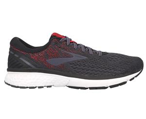 Brooks Men's Ghost 11 Running Shoes - Black/Grey Stone/Cherry