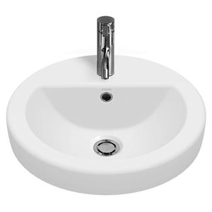 Caroma White Cosmo Inset Basin 1TH