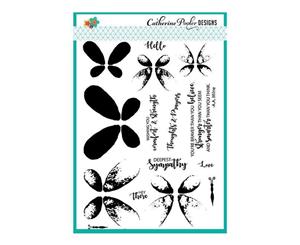 Catherine Pooler - Faithful Flutterings Stamp Set