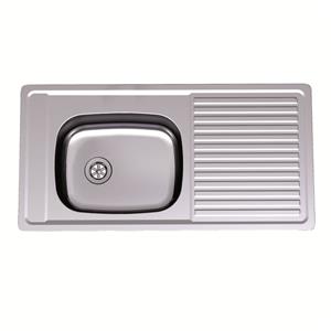 Clark 930mm Benchmark Single End Bowl Inset Sink With No Tap Hole