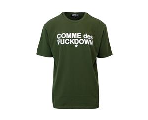 Comme Des Fuckdown Men's T-Shirt In Turquoise