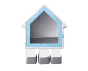 Creative House Toothbrush Holder - Blue