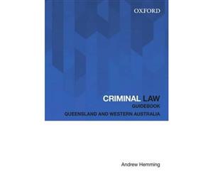 Criminal Law Guidebook Queensland and Western Australia