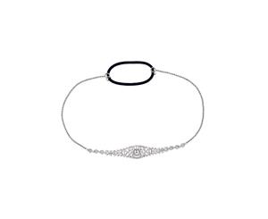 Cz By Kenneth Jay Lane Multi Cz Cartouche Headband