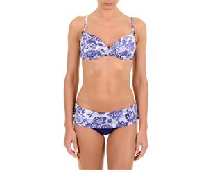 David Paisley Purple and White Bikini Set 6416-DH