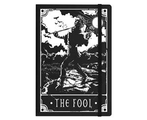 Deadly Tarot The Fool A5 Hard Cover Notebook (Black) - GR1710