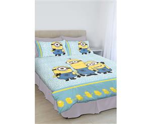 Despicable Me Minion SINGLE Bed Quilt Cover Set