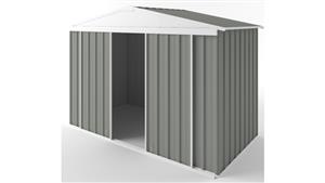 EasyShed D3015 Gable Slider Garden Shed - Bush Smoke