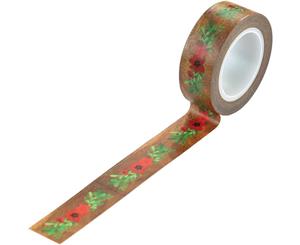 Echo Park - A Cozy Christmas Decorative Tape 30 ft. Floral Swag