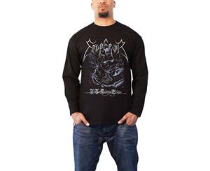 Emperor T Shirt In The Nightside Eclipse Official Mens Long Sleeve - Black