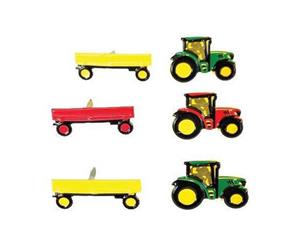 Eyelet Outlet Shape Brads 12 pack - Tractor