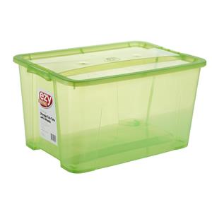 Ezy Storage 92L Green Storage Tub