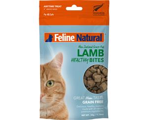 Feline Natural Lamb Healthy Bites Cat Treat 50g