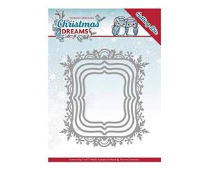 Find It Trading - Yvonne Creations Christmas Dreams Die Snowflake Rectangle