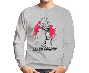 Flash Gordon Ming Montage Men's Sweatshirt - Heather Grey