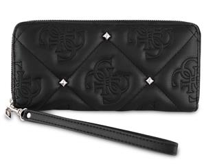 GUESS Jeana SLG Large Zip Around Clutch - Black