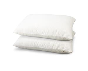 Giselle Bedding Memory Foam Pillow Twin Pack PIllows w/Cover Soft Home Hotel