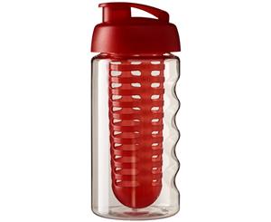 H2o Bop 500Ml Flip Lid Sport Bottle And Infuser (Transparent/Red) - PF2853