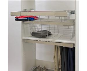 HEUGER Pull Out Shallow Wardrobe Basket