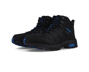 Hi-Tec Mens Raven Mid WP Walking Boots Black Sports Outdoors Breathable