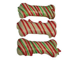 Huds and Toke Christmas Frosted Doggy Bone Dog Treats (3 Pack) Australian