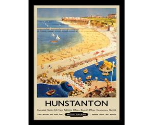 Hunstanton Boats by Henry Stringer Framed Print - 34.5 x 44.5 cm - Officially Licensed