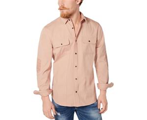 INC Mens Cotton Spread l Button-Down Shirt