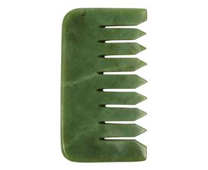 Jade Crystal Comb - Natural Chemical Free Crystal in a Signature Silk Lined Box