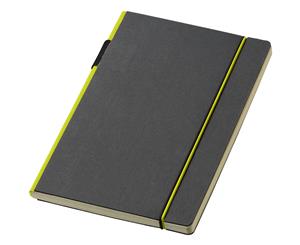 Journalbooks Cuppia Notebook (Solid Black/Lime) - PF597