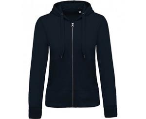 Kariban Womens/Ladies Organic Zip Hoodie (Navy) - PC3075