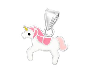 Kids Sterling Silver Unicorn Pendant