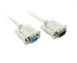 Konix DB9M-DB9F Serial Extension Cable 3M White