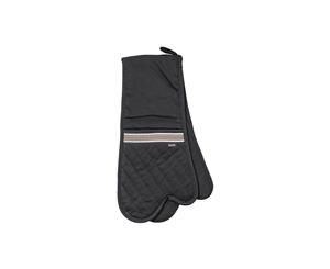 Ladelle Professional Series II Black Double Oven Mitt