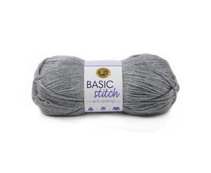 Lion Brand Yarn - Basic Stitch Anti-Pilling - Silver Heather 100g