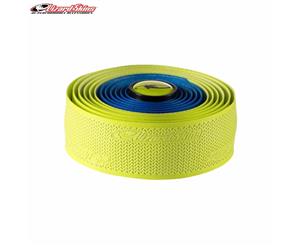 Lizard Skin 2.5mm Dual Colour DSP Bar Tape - Cobalt Blu/Neon Gree