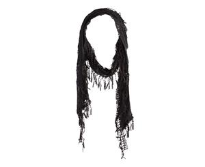 Lovisa Black Lace Tassel Scarf